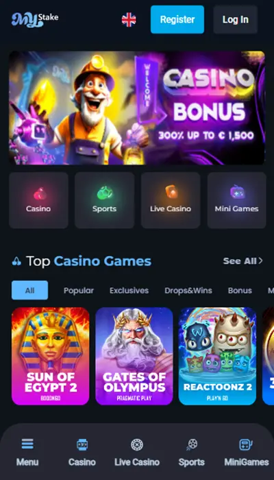 MyStake Casino ohne KYC