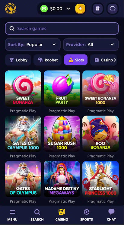 Roobet - Online Casinos ohne Ausweis